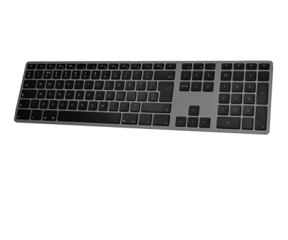 Klawiatura MATIAS Mac bluetooth podświetlana Space Gray FK418BTLB-UK